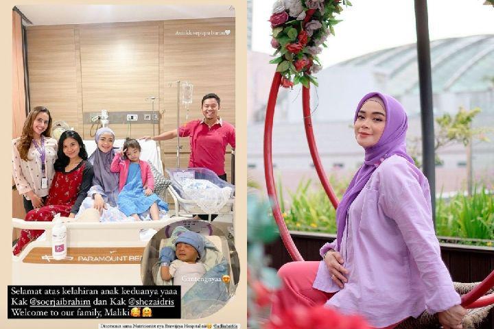 10 Momen Hamil Sheza Idris hingga Lahiran Anak Kedua