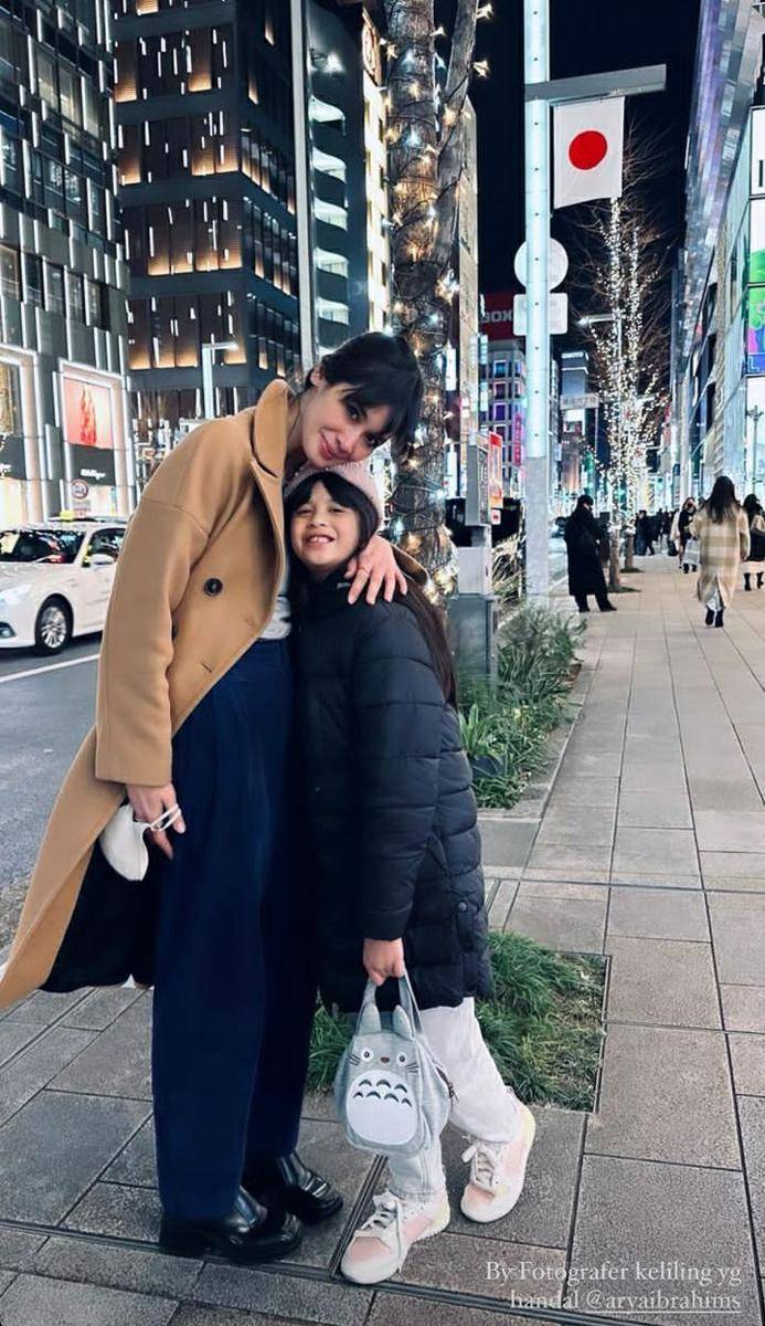Potret Marsha Timothy dan anak di Jepang (instagram.com/marshatimothy)