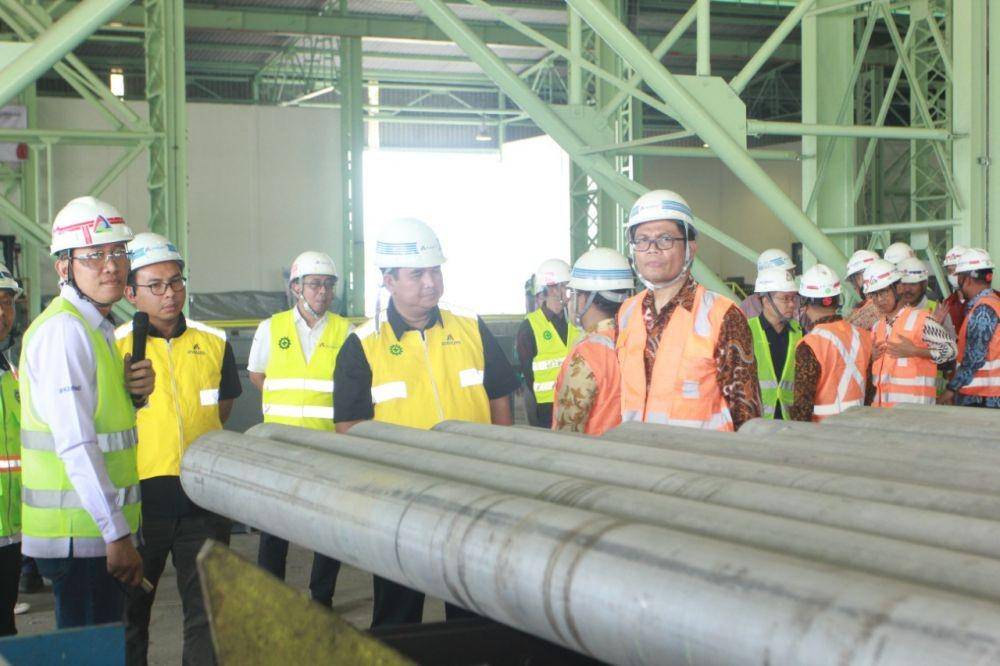 Proses soft commissioning PT Indonesia Aluminium Alloy (IAA), Jumat (6/1/2023) (Dok.Istimewa)