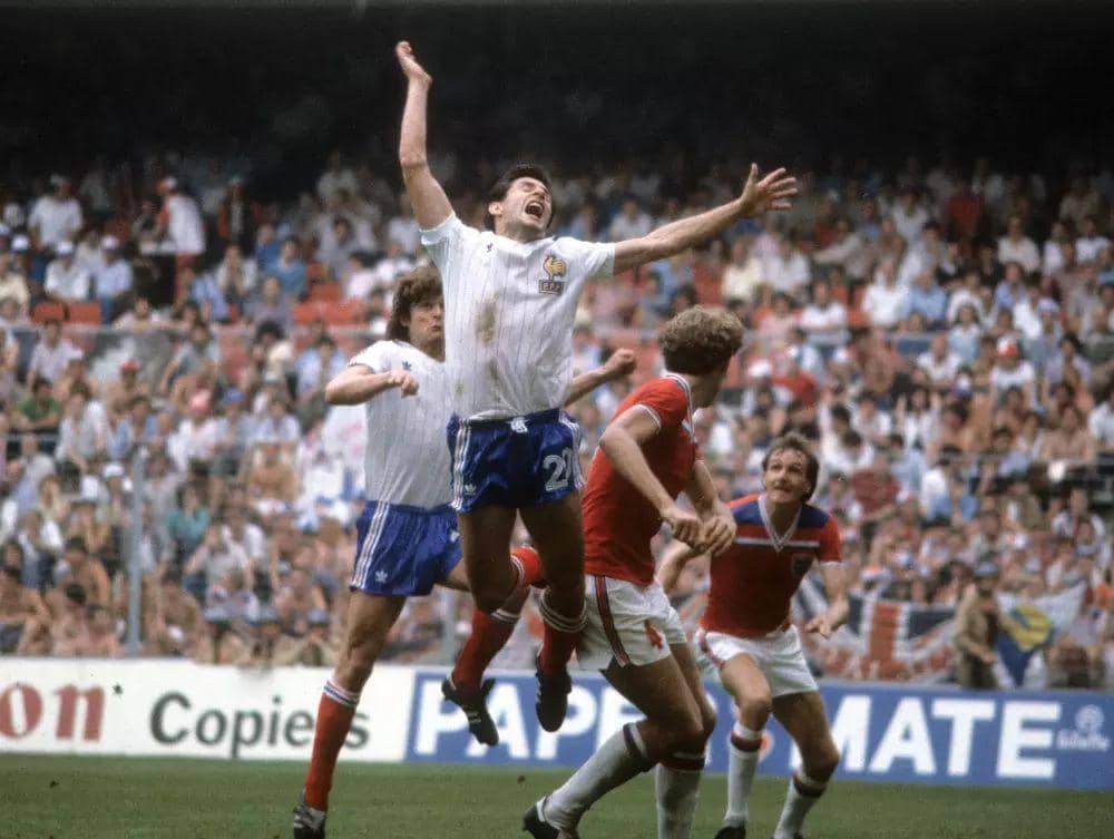 Inggris melawan Prancis di Piala Dunia 1982. (fifa.com)