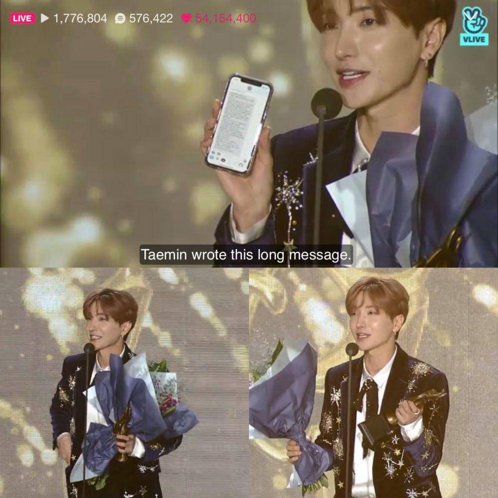 Leeteuk Super Junior di Seoul Music Awards 2018 (dok. VLIVE/Seoul Music Awards 2018)