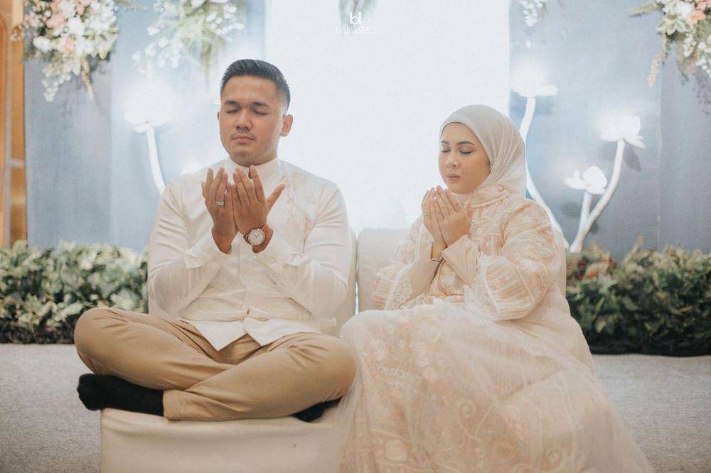 Momen pengajian kehamilan Kesha Ratuliu (instagram.com/adhipermana_)