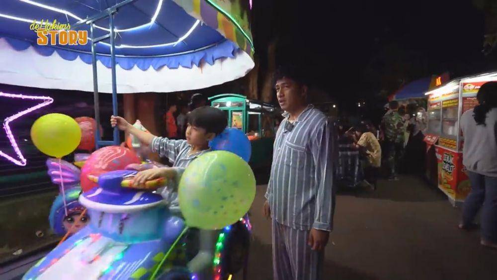 Irfan Hakim bikin pasar malam (youtube.com/dehakimstory)