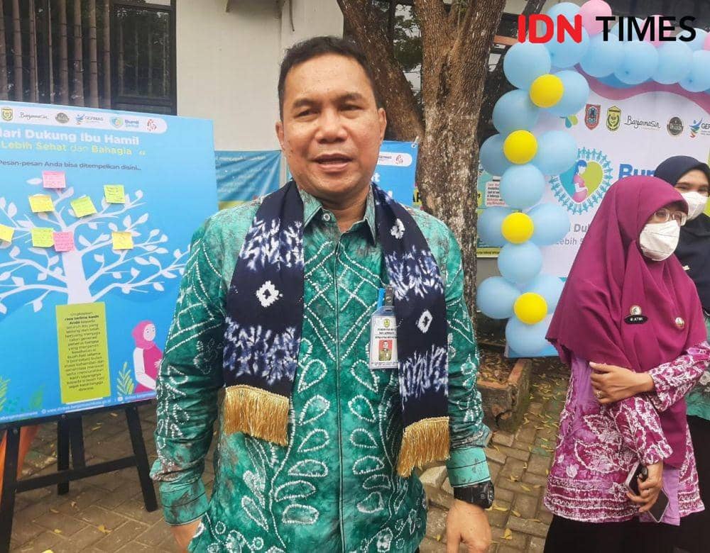 Kepala Dinas Kesehatan Kota Banjarmasin M Ramadhan, Jumat (5/1/2023). (IDN Times/Hamdani)