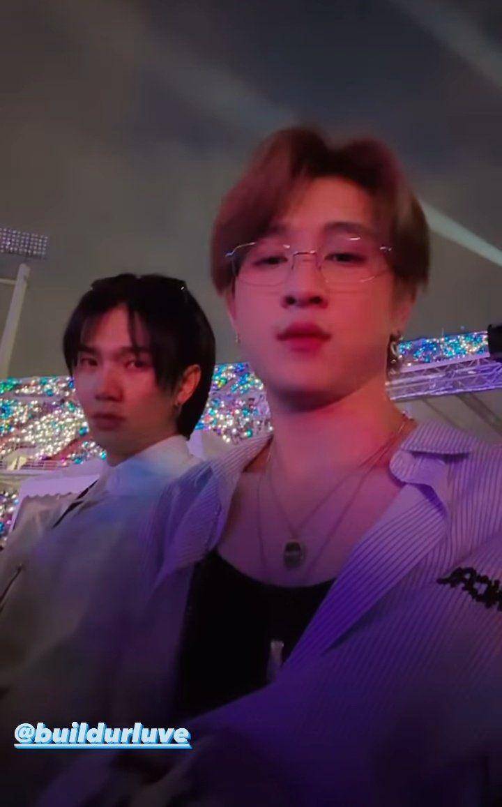 potret Build Jakapan dan Us Nititorn nonton Golden Disk Awards 2023 in Bangkok (instagram.com/usnttr)