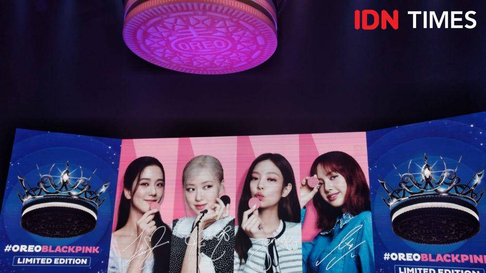 Press Conference Peluncuran OREO X BLACKPINK, Jakarta Selatan (IDN Times/Dhiya Awlia Azzahra)