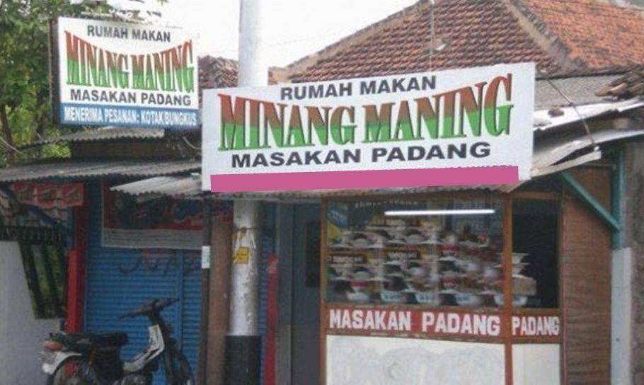 nama warung nasi Padang (facebook.com/ketawangakak)
