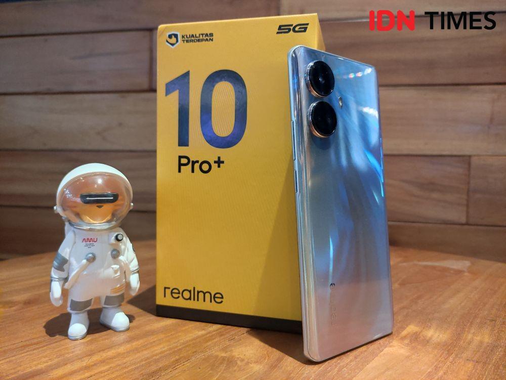 Review realme 10 Pro+ 5G, HP Layar Lengkung di Harga Miring!