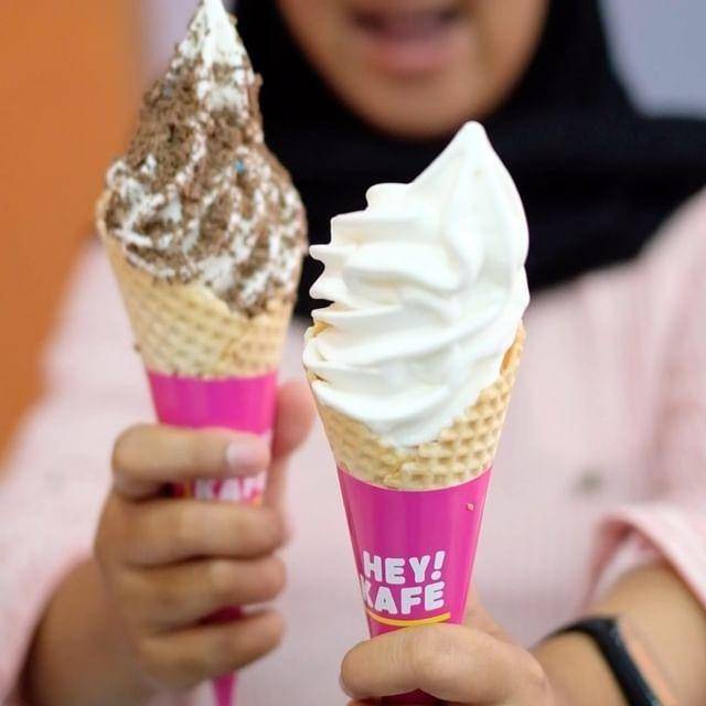 Potret es krim di Hey! Kafe (instagram.com/malangfoodies)