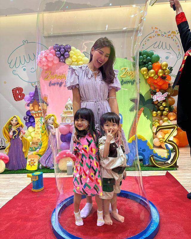 potret ulang tahun anak Syahnaz Sadiqah (instagram.com/syahnazs)