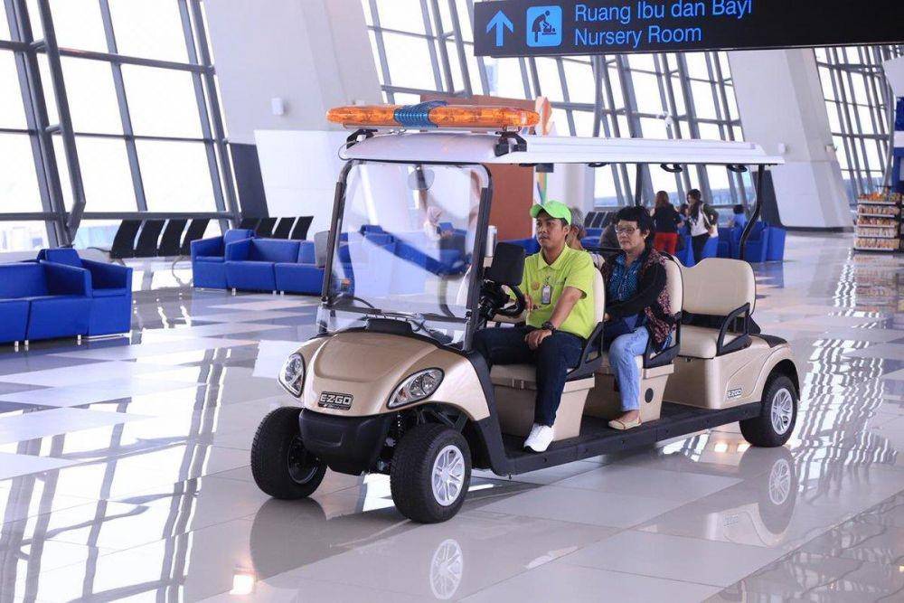 Ilustrasi mobil golf bandara (facebook.com/airport138)