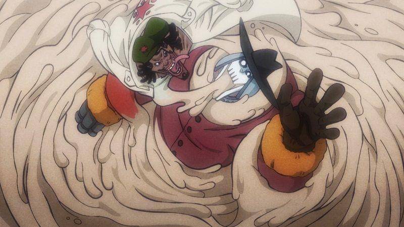 Caribou mengalahkan Scotch. (Dok. Toei Animation/One Piece)