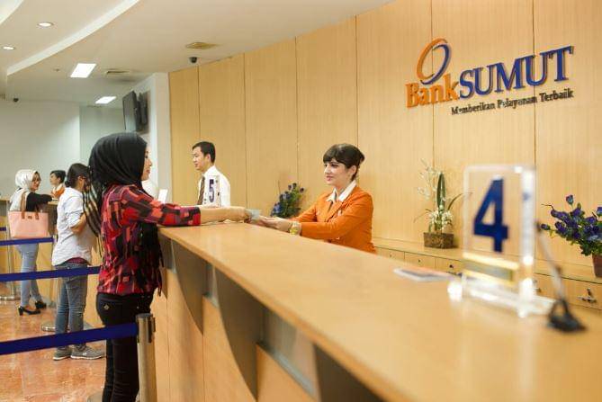 Ilustrasi Operasional Bank Sumut/Dok Bank Sumut