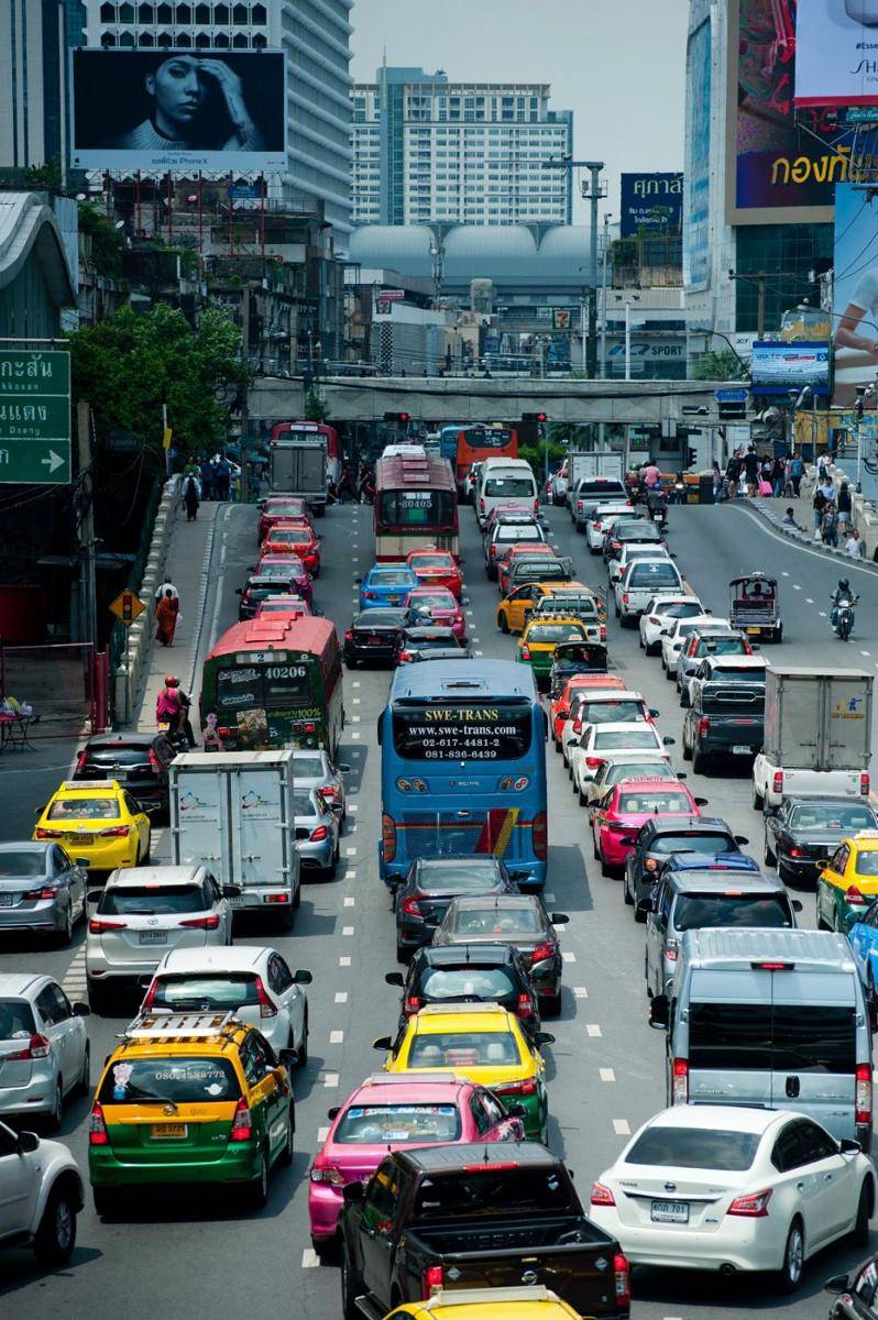 Ilustrasi suasana kota Bangkok, Thailand. (pexels.com/Oleksandr Pidvalnyi)