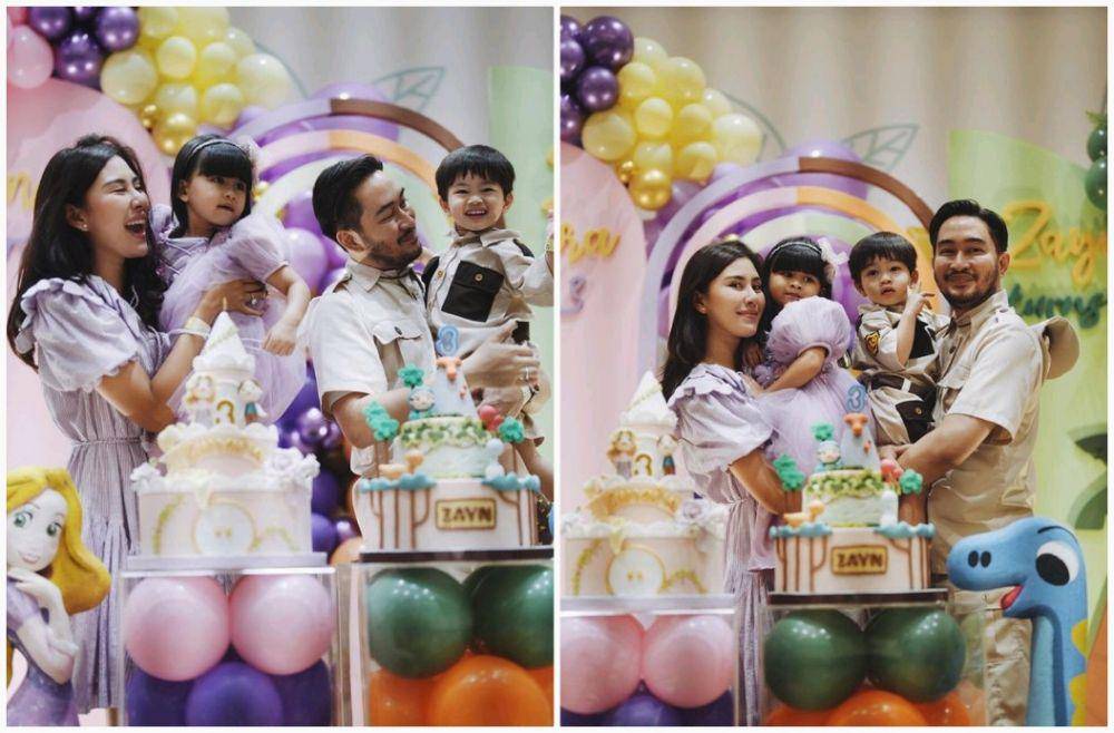 potret keluarga Syahnaz Sadiqah (instagram.com/syahnazs)