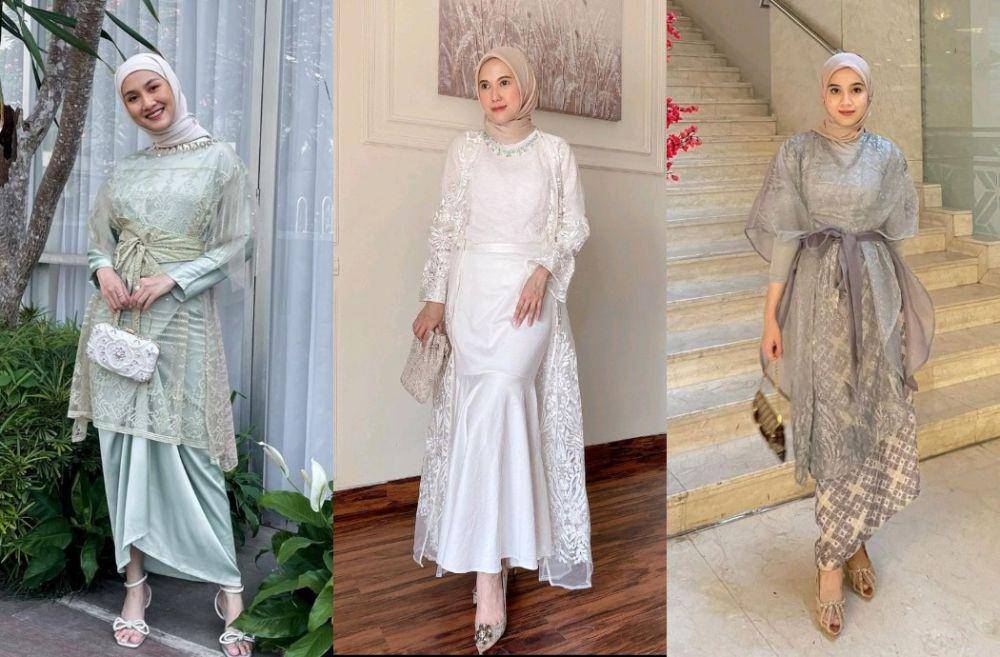 OOTD kondangan hijab (instagram.com/inasrana | instagram.com/vita.nurvitasari | instagram.com/vinamaulina)
