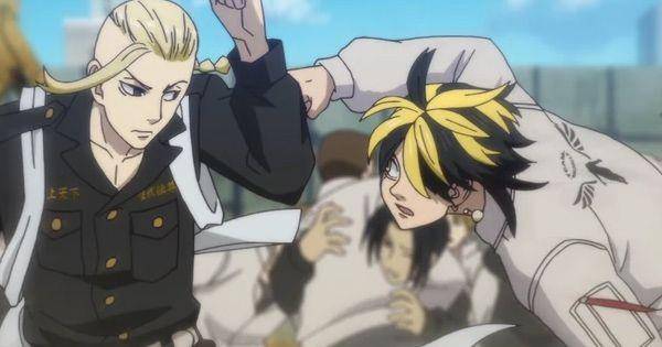 Kazutora dan Draken berkelahi di tawuran Toman dan Valhalla ( Dok. Lidenfilms / Tokyo Revengers )
