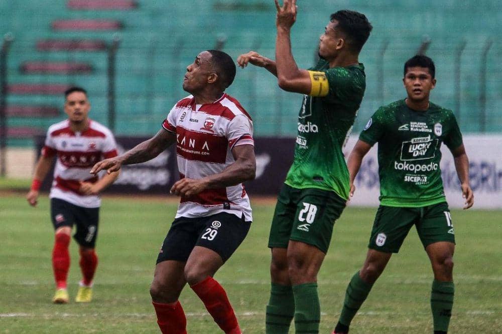 Madura United saat melawan Rans Nusantara di pekan 17 Liga 1 Indonesia 2022/2023. (instagram.com/maduraunited.fc)
