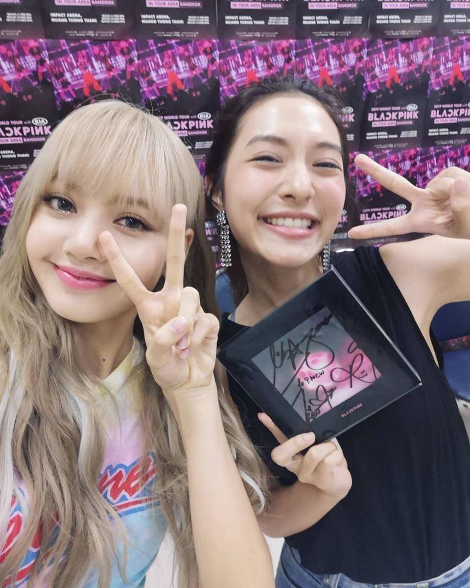 potret Mew Nittha bersama Lisa Blackpink (instagram.com/mewnittha)