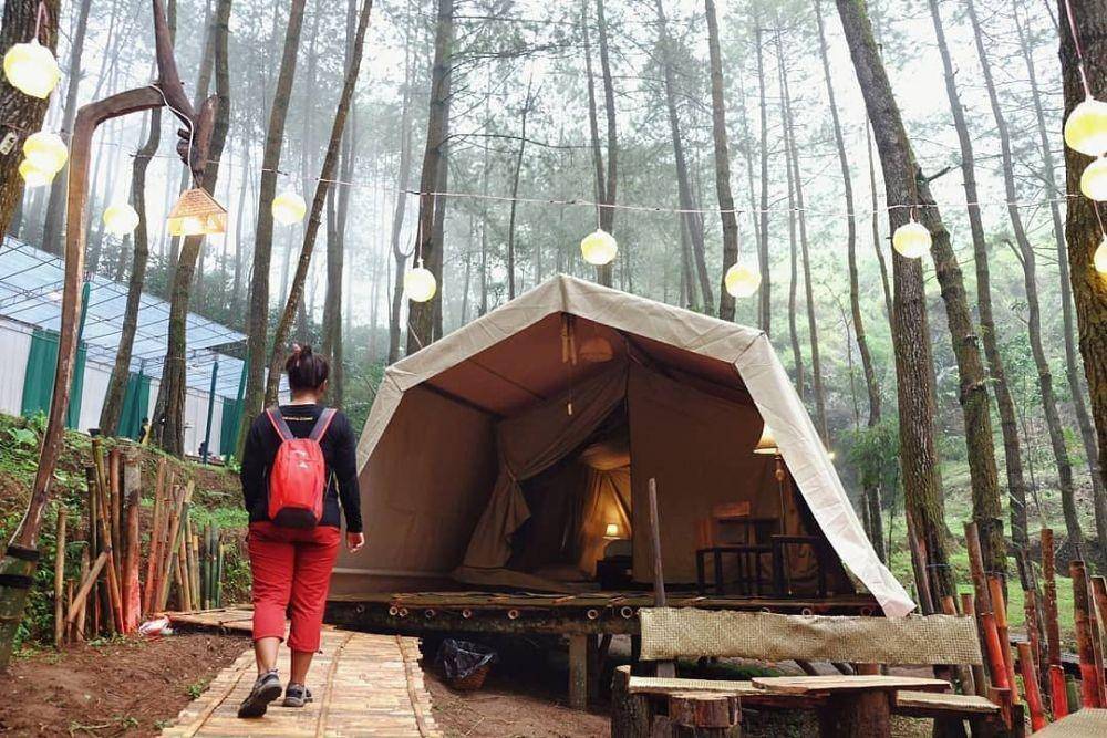 suasana di DeLoano Glamping (instagram.com/wistapura)