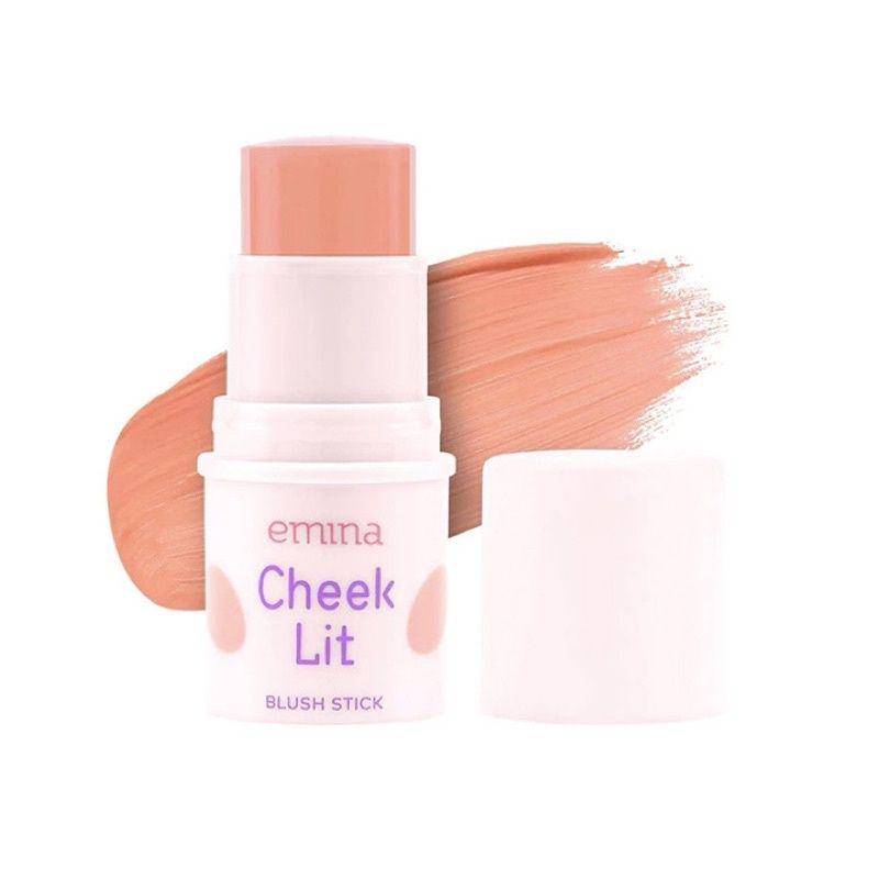 Emina Cheek Lit Blush Stick Peach (shopee.co.id/disthings)
