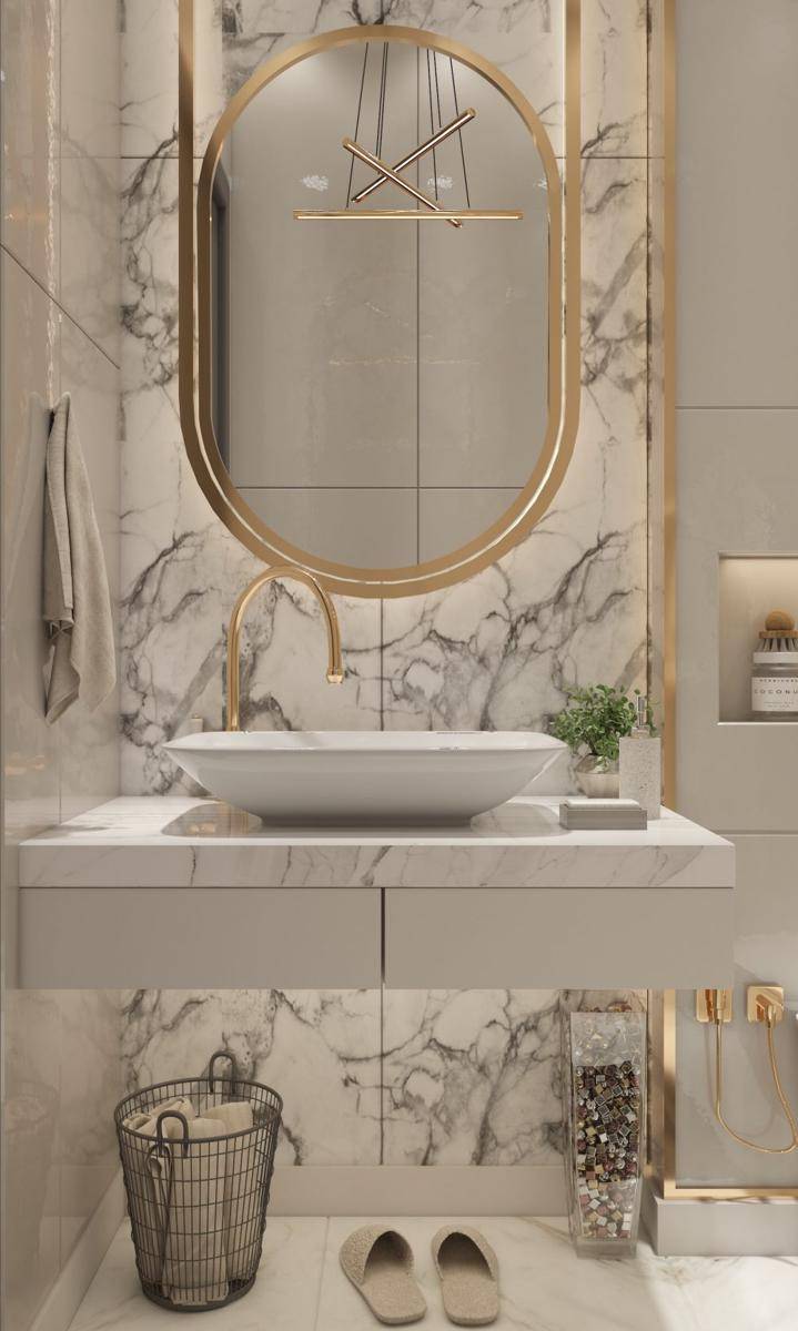 inspirasi desain powder room (unsplash.com/Amira Aboalnaga)