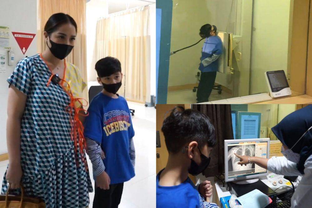 momen Rafathar dibawa ke rumah sakit untuk rontgen (youtube.com/RANS Entertainment)