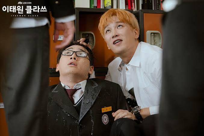 Lee David dan Ahn Bo Hyun di Itaewon Class (dok. JTBC/Itaewon Class)