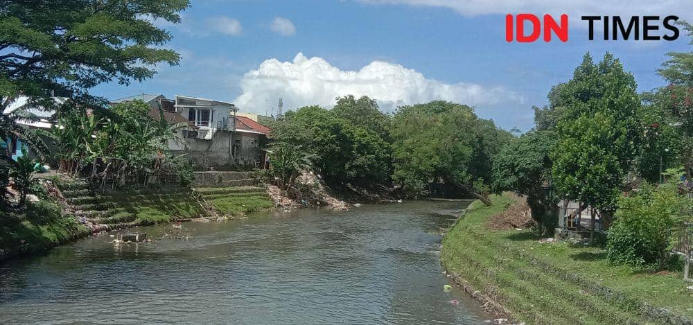 Sungai Jangkuk Kota Mataram. (IDN Times/Muhammad Nasir)