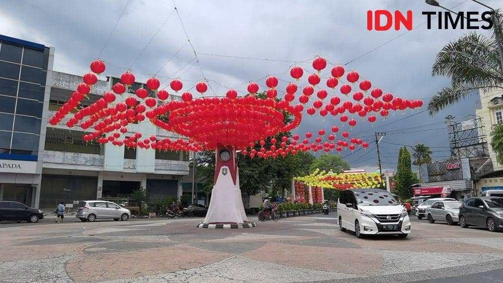 Bundaran Pasar Gedhe Solo. (IDN Times/Larasati Rey)