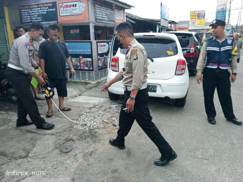 Lansia Tewas Akibat Tabrakan Beruntun di Bekasi. (Dokumen Polres Metro Bekasi Kota)