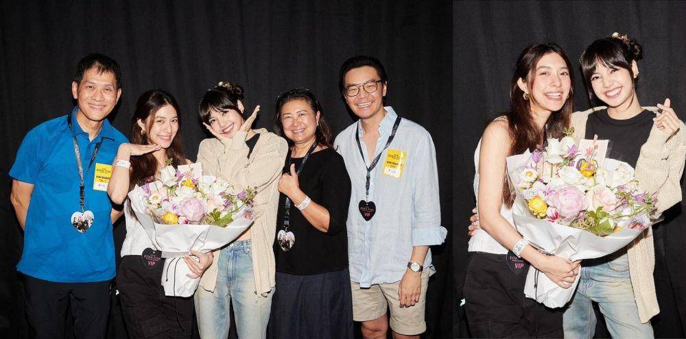 kolase potret Mew Nittha bersama Lisa Blackpink (instagram.com/mewnittha)