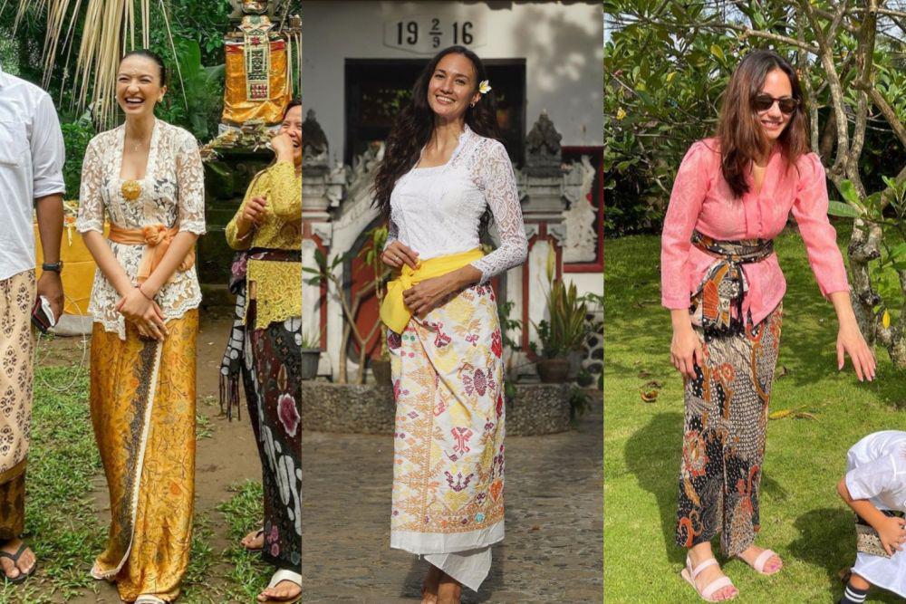 10 Inspirasi Kebaya untuk Pergi ke Pura ala Artis, Elegan nan Ayu