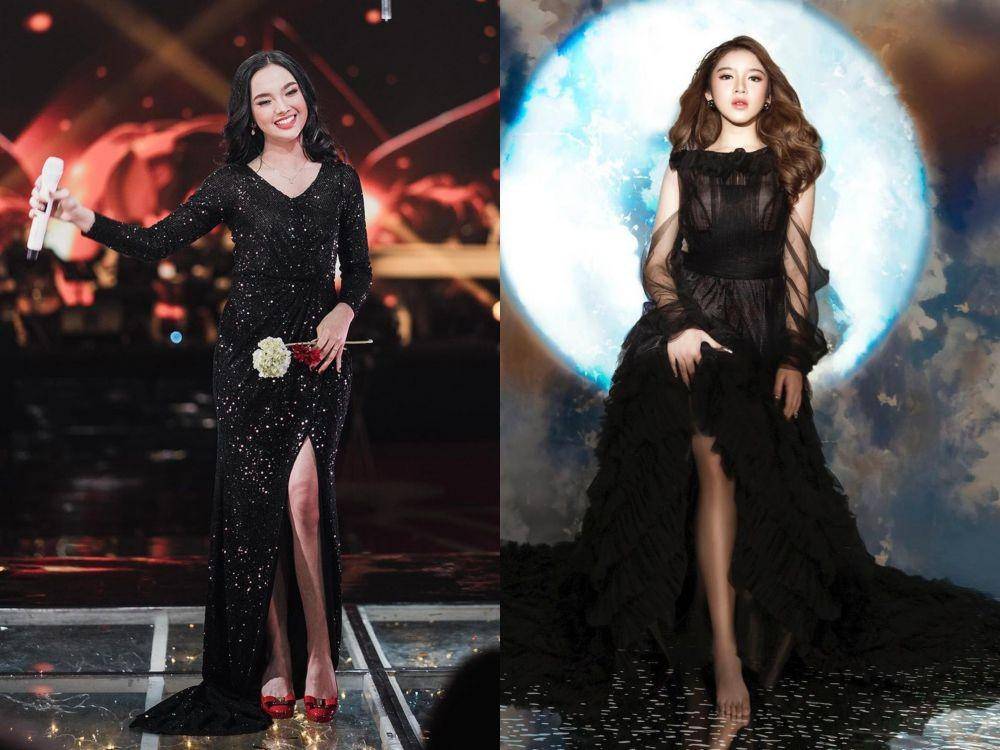 Adu gaya dress Lyodra Ginting vs. Tiara Andini (instagram.com/lyodraofficial | instagram.com/tiaraandini)