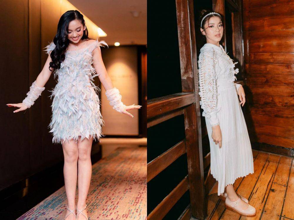 Adu gaya dress Lyodra Ginting vs. Tiara Andini (instagram.com/lyodraofficial | instagram.com/tiaraandini)