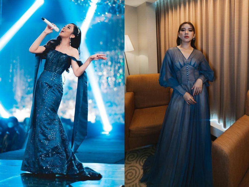 Adu gaya dress Lyodra Ginting vs. Tiara Andini (instagram.com/lyodraofficial | instagram.com/tiaraandini)