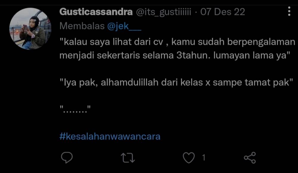 cerita wawancara kerja (twitter.com/its_gustiiiiii)