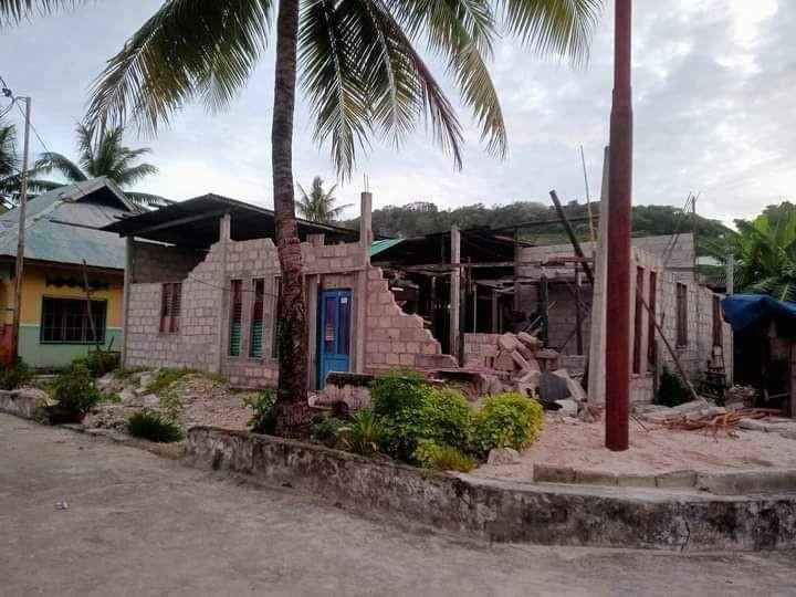 Rumah rusak, efek gempa Maluku Tenggara Barat. (Dok, BNPB)