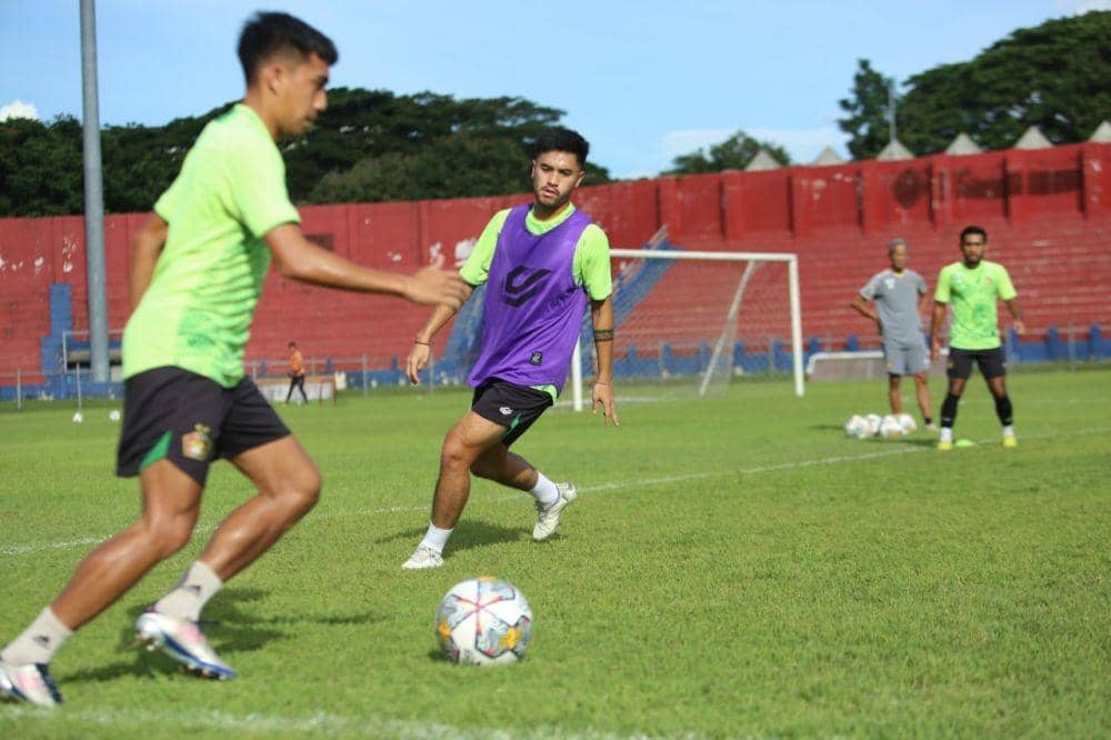 Pemain Persik Kediri saat sedang berlatih. IDN Times/ istimewa