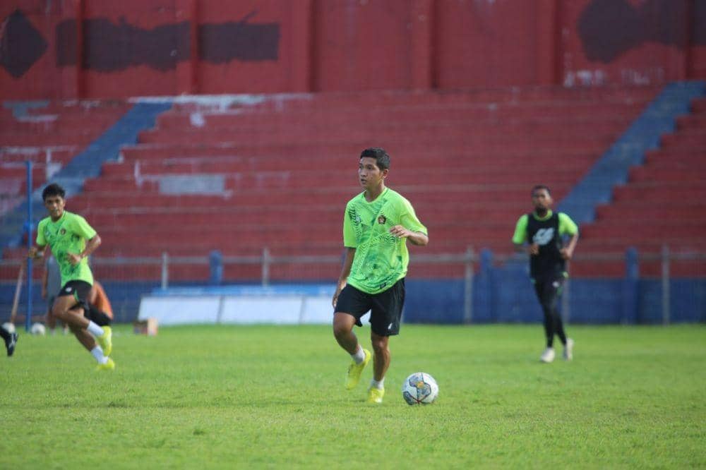 Pemain Persik Kediri saat sedang berlatih. IDN Times/ istimewa