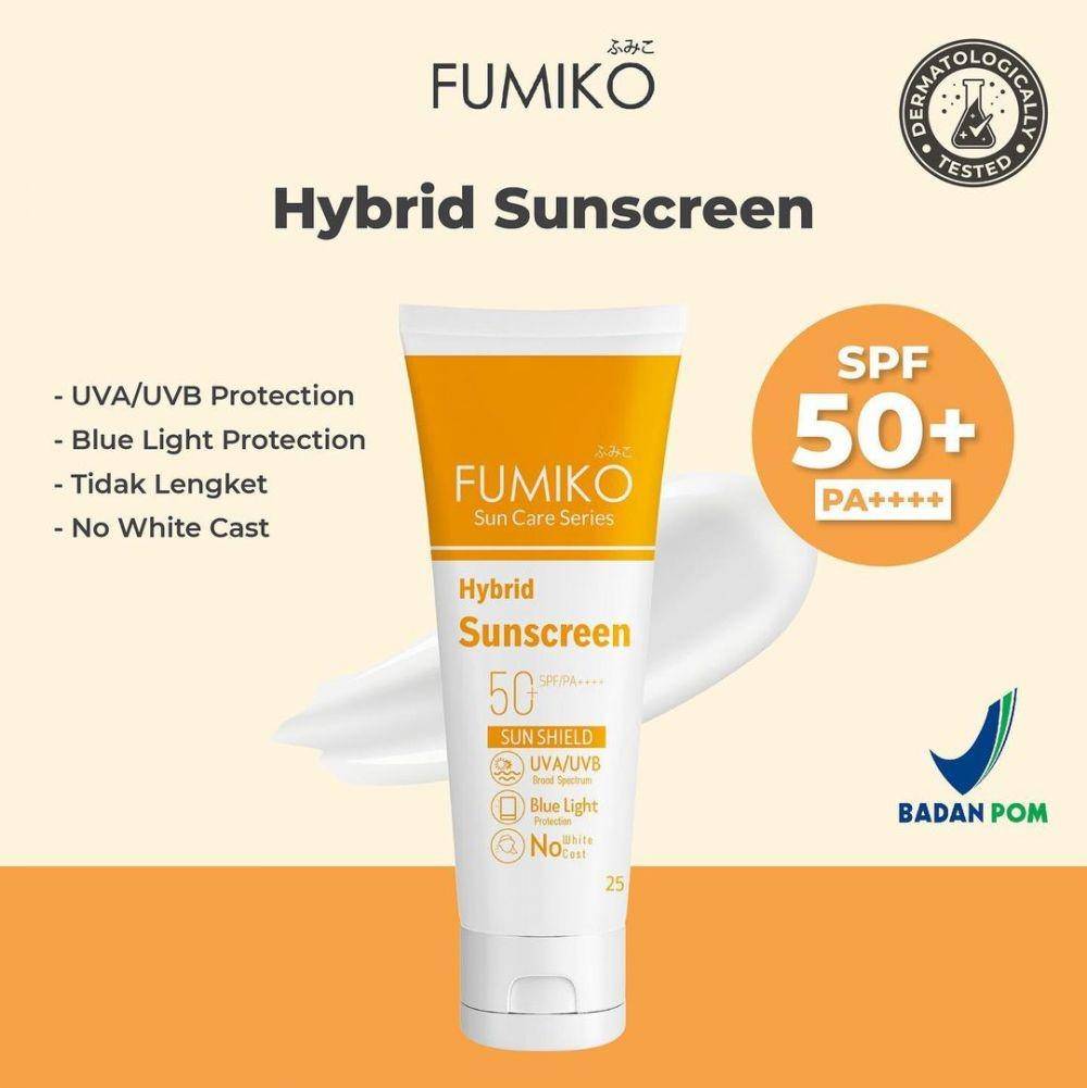 Fumiko Hybrid Sunscreen SPF 50+/PA++++ (instagram.com/fumiko.official)