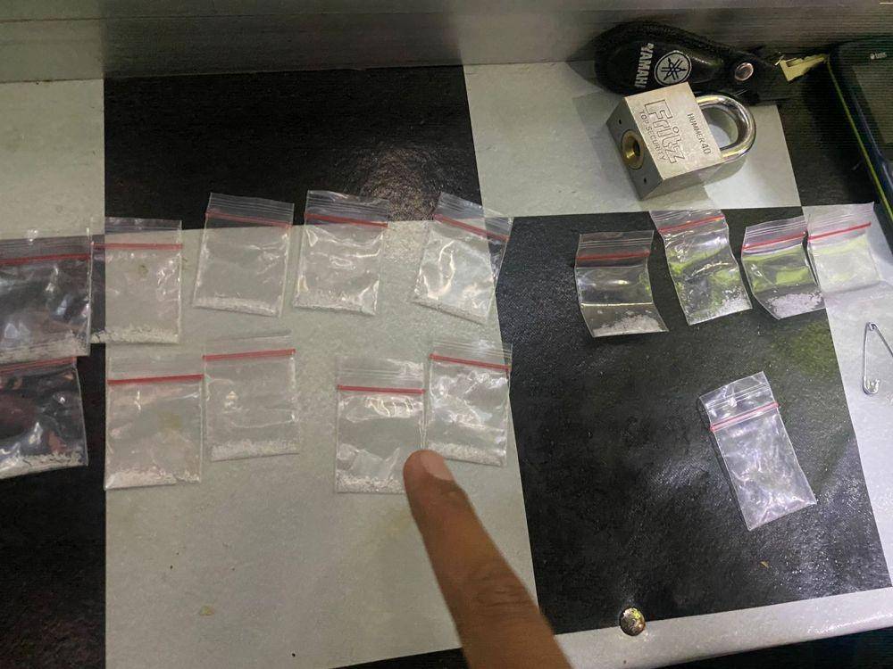 Barang bukti sabu yang diamankan dari kedua pelaku. (dok. Polresta Mataram)