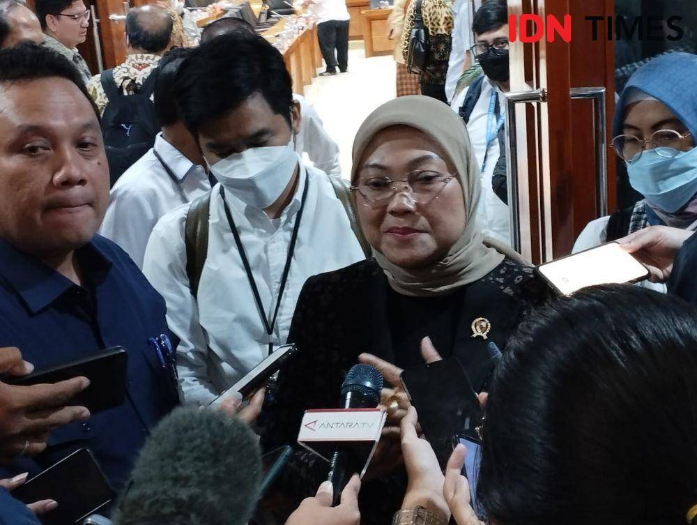 Menaker Ida Fauziyah. (IDN Times/Trio Hamdani))