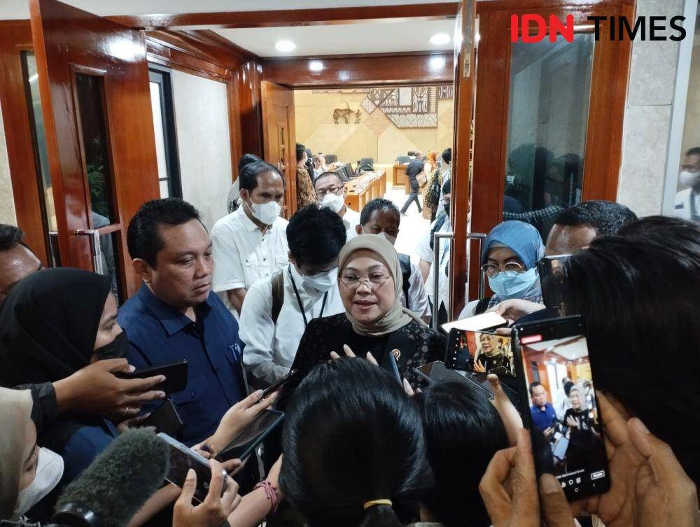 Menaker Ida Fauziyah. (IDN Times/Trio Hamdani))