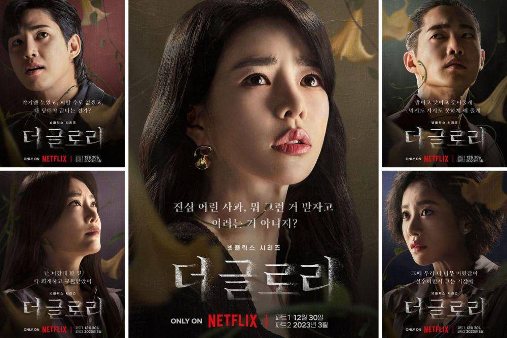 kolase poster karakter drama The Glory (instagram.com/netflixkr)