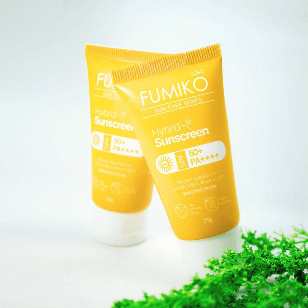 Fumiko Hybrid Sunscreen SPF 50 PA++++ (shopee.co.id/fumikoofficial)