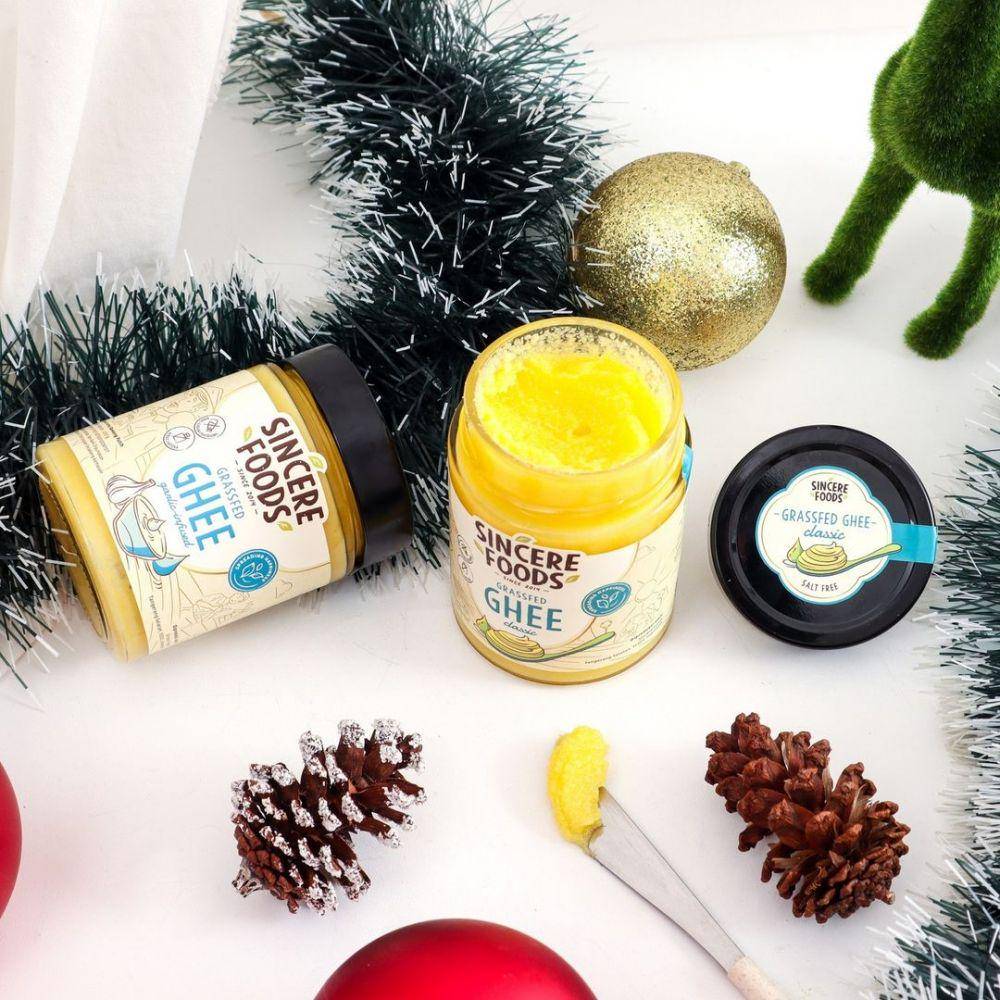 Sincere Foods Grass Fed Ghee Garlic Infused (instagram.com/sincerefoods)