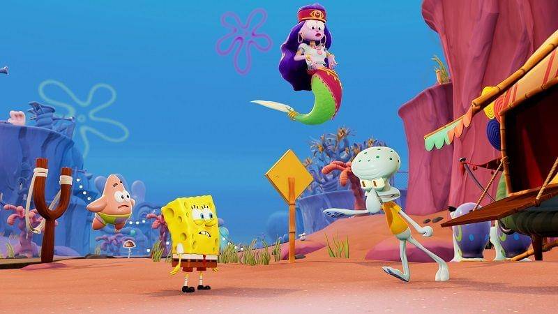 Screenshot game SpongeBob SquarePants: The Cosmic Shake! (Dok. THQ Nordic/SpongeBob SquarePants: The Cosmic Shake!)