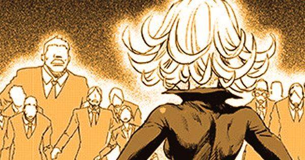Tatsumaki menceramahi grup Blizzard ( tonarinoyj.jp/One Punch Man )