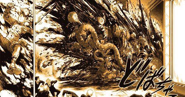 Para monster terbunuh oleh Saitama ( tonarinoyj.jp/One Punch Man )